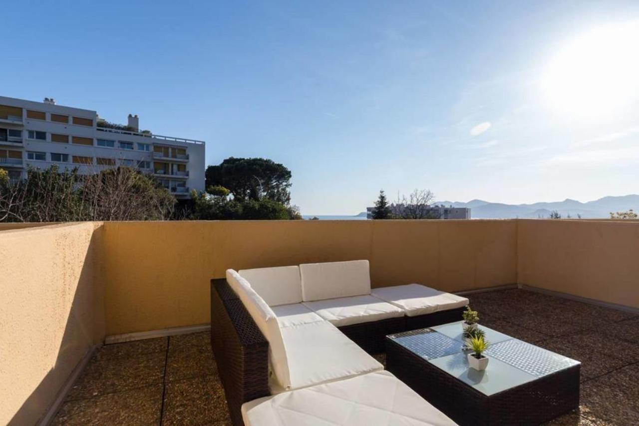 Appartement Haven Of Peace 1-br Terrace With Sea View & Pool Cannes